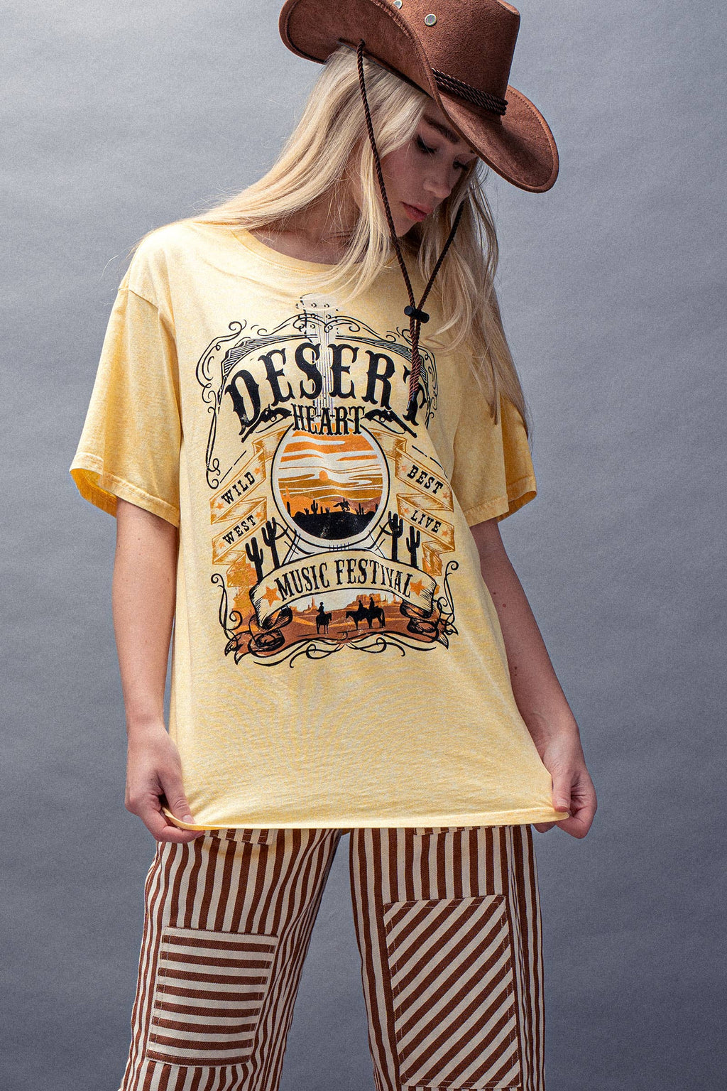 Desert Heart Music Festival Western Graphic Oversized - Adult & Kids T-Shirts, Sweatshirts & Hoodies apparel design preview 1