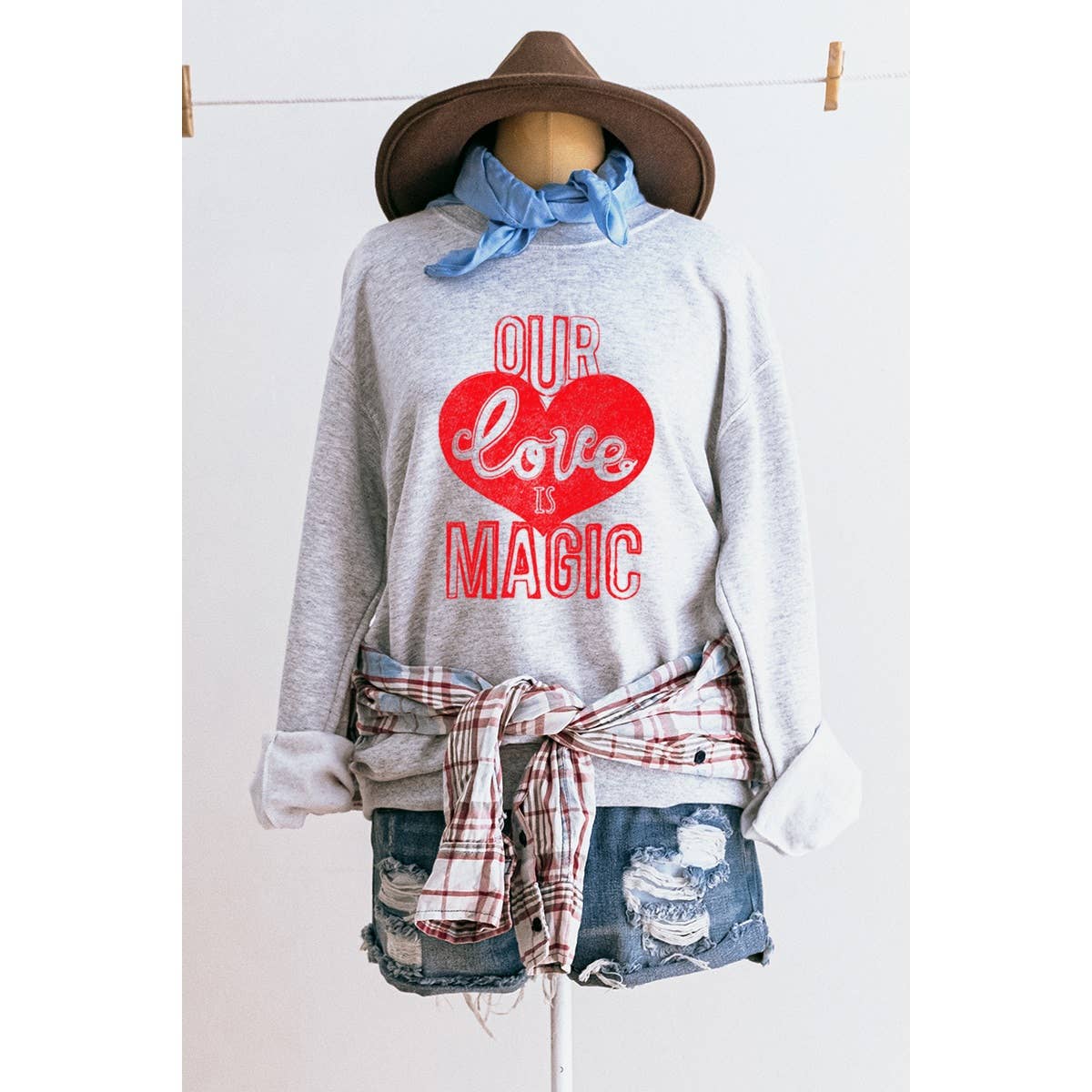 Our Love Is Magic Vintage Graphic - Adult & Kids T-Shirts, Sweatshirts & Hoodies apparel design preview 1