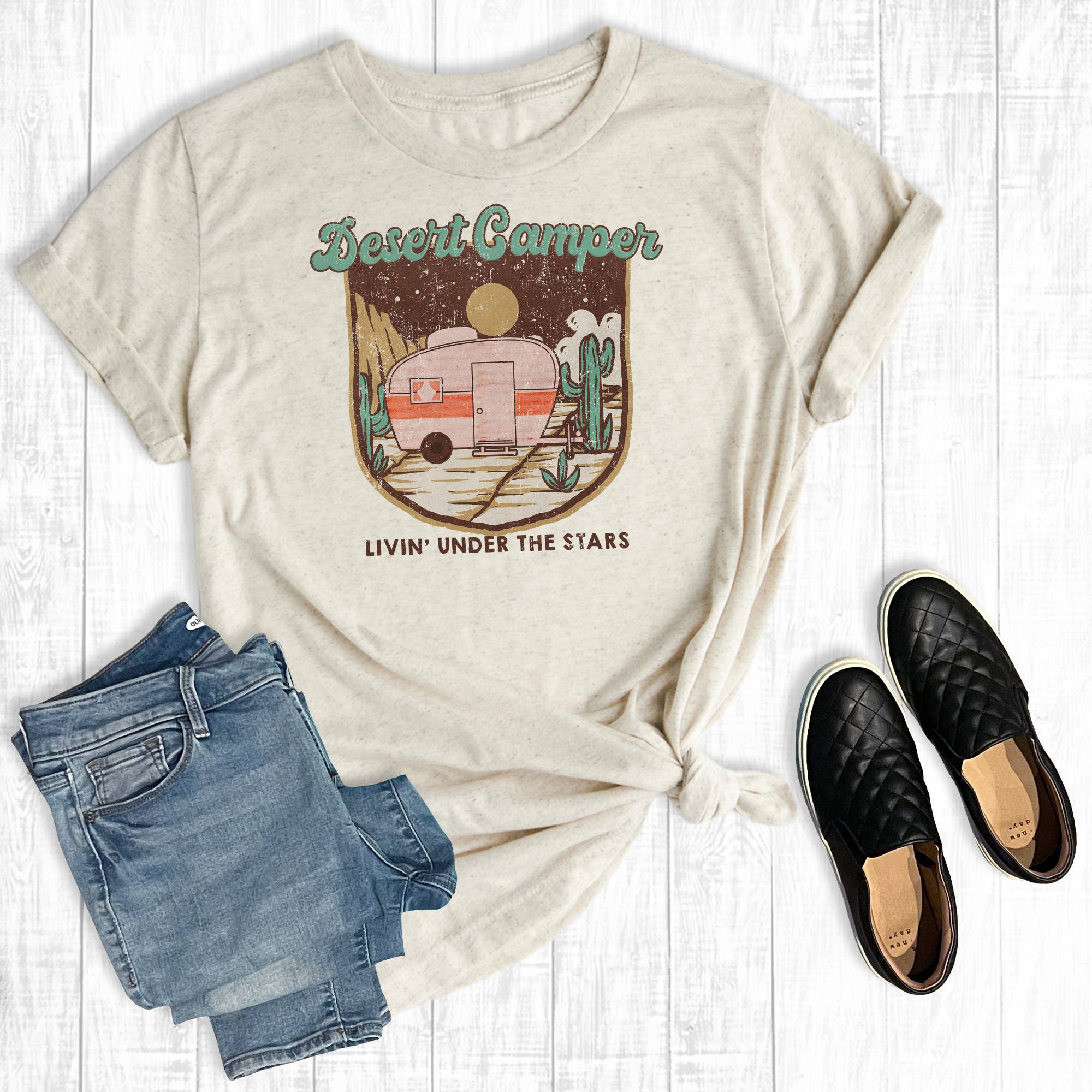 Desert Camper - Adult & Kids T-Shirts, Sweatshirts & Hoodies apparel design preview 1