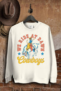We Ride At Dawn Cowboys - Adult & Kids T-Shirts, Sweatshirts & Hoodies apparel design preview 1