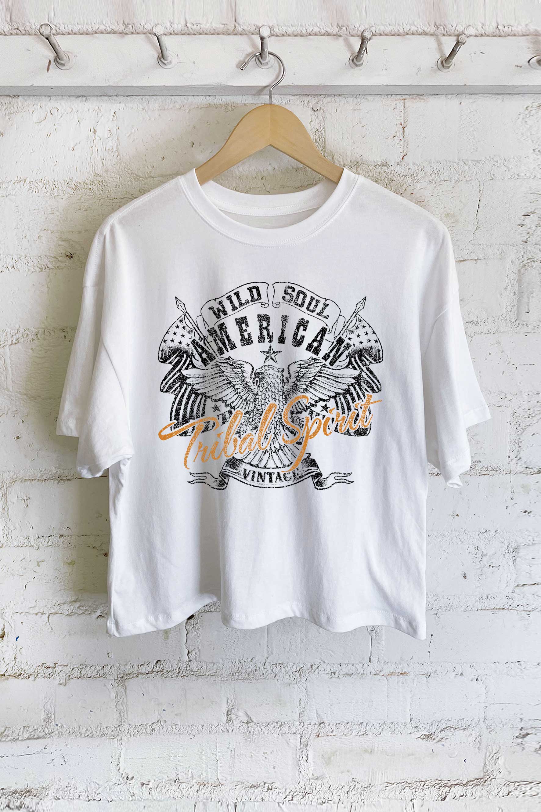 Wild Soul American - Adult & Kids T-Shirts, Sweatshirts & Hoodies apparel design preview 1