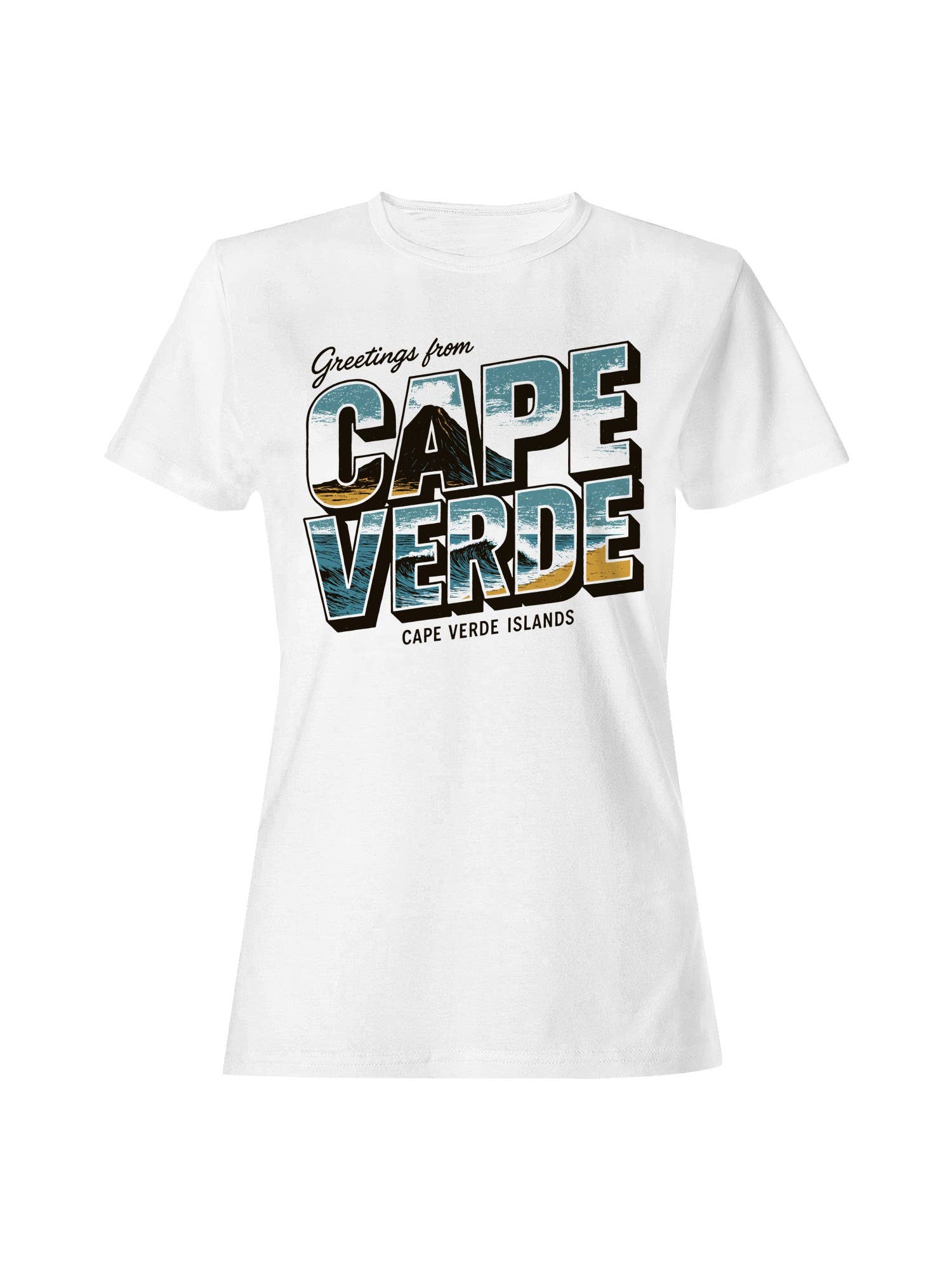 Cape Verde Adventure Greetings Women's - Adult & Kids T-Shirts, Sweatshirts & Hoodies apparel design preview 1