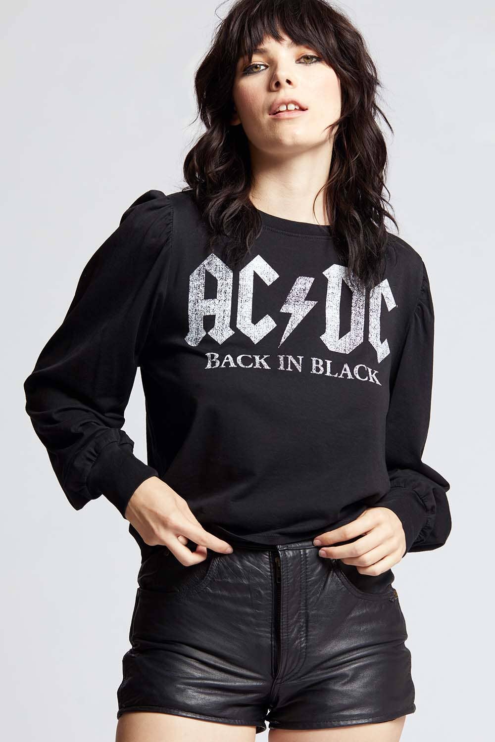 301860 1030 Ac/Dc Rock or Bust Ls Puff Slv - Adult & Kids T-Shirts, Sweatshirts & Hoodies apparel design preview 1