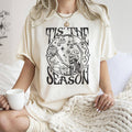 Tis the Season, Christmas Skeleton, Jolly, Dancing - Adult & Kids T-Shirts, Sweatshirts & Hoodies apparel design preview 1