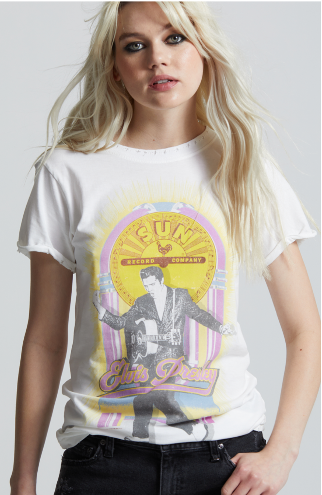 302151 830 Sun Records X Elvis Presley - Adult & Kids T-Shirts, Sweatshirts & Hoodies apparel design preview 1