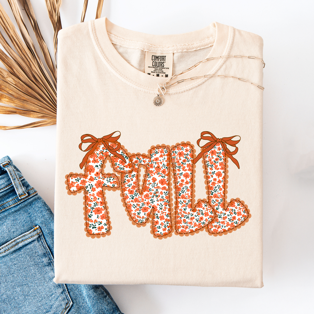 Fall, Beautiful Ribbons, Colorful, Autumn, Coquette - Adult & Kids T-Shirts, Sweatshirts & Hoodies apparel design preview 1