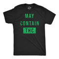 May Contain Thc Men's - Adult & Kids T-Shirts, Sweatshirts & Hoodies apparel design preview 1