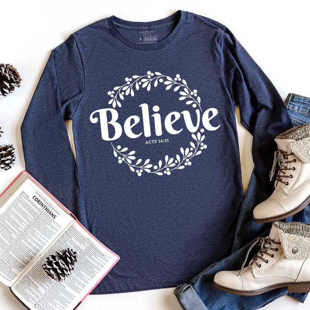 Believe - Adult & Kids T-Shirts, Sweatshirts & Hoodies apparel design preview 1