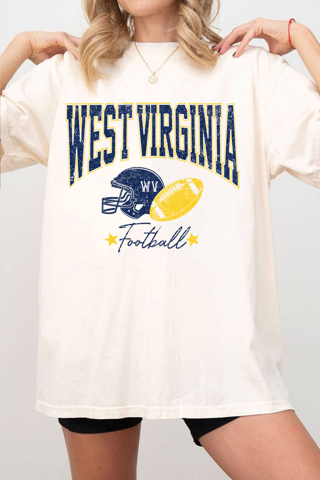 West Virginia Football Oversize Graphic - Adult & Kids T-Shirts, Sweatshirts & Hoodies apparel design preview 1
