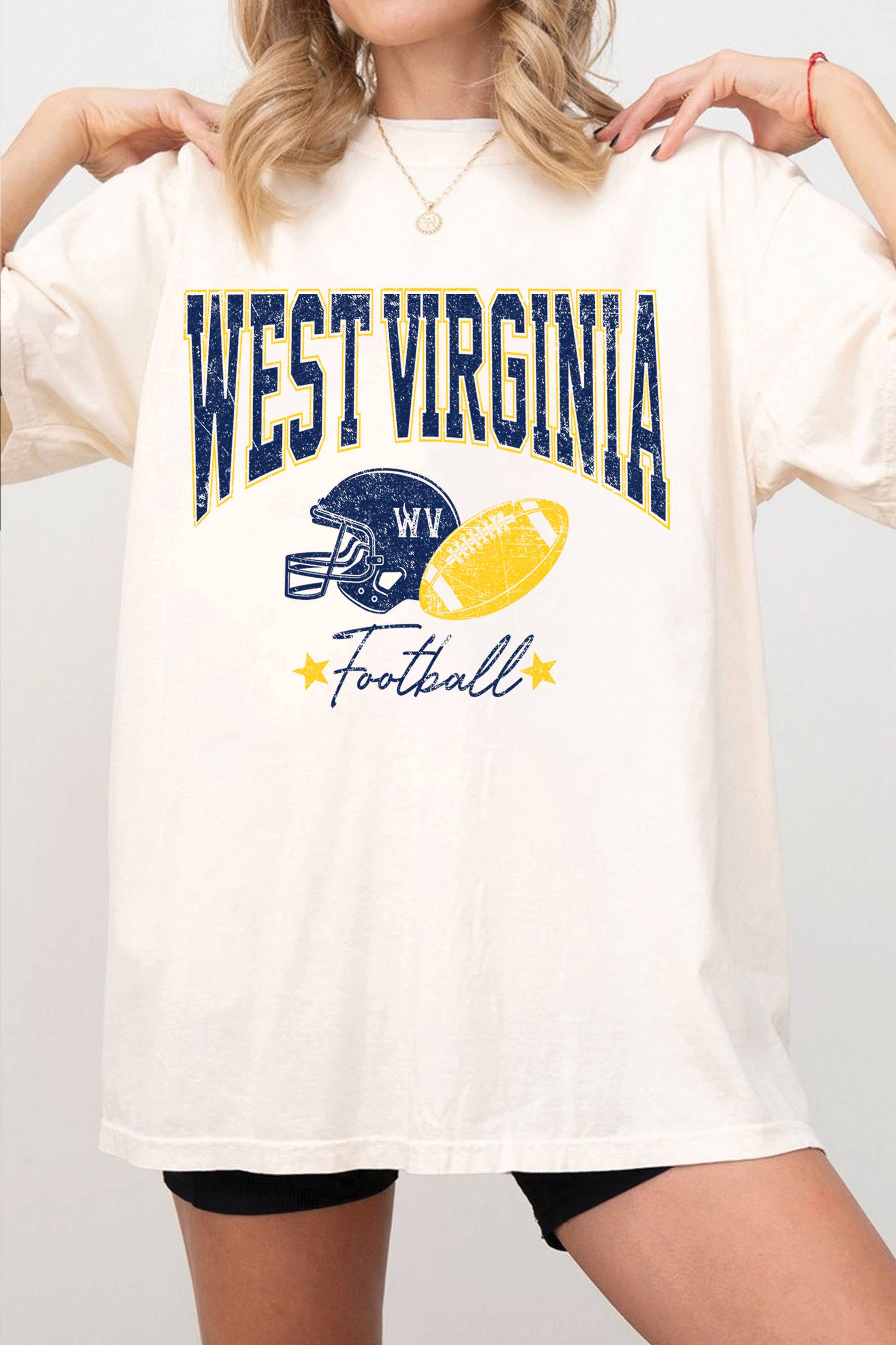 West Virginia Football Oversize Graphic - Adult & Kids T-Shirts, Sweatshirts & Hoodies apparel design preview 1