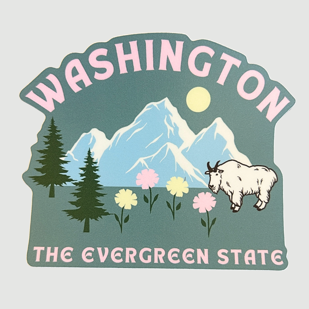 Washington State Sticker - Adult & Kids T-Shirts, Sweatshirts & Hoodies apparel design preview 1