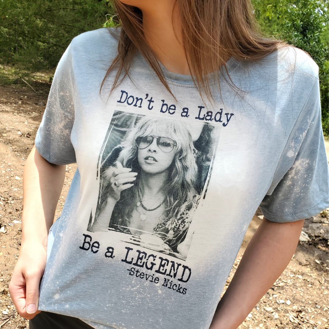 Retro Band Don't Be A Lady Legend Graphic - Adult & Kids T-Shirts, Sweatshirts & Hoodies apparel design preview 1