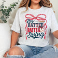 Hey Batter Baseball Graphic Gildan - Adult & Kids T-Shirts, Sweatshirts & Hoodies apparel design preview 1
