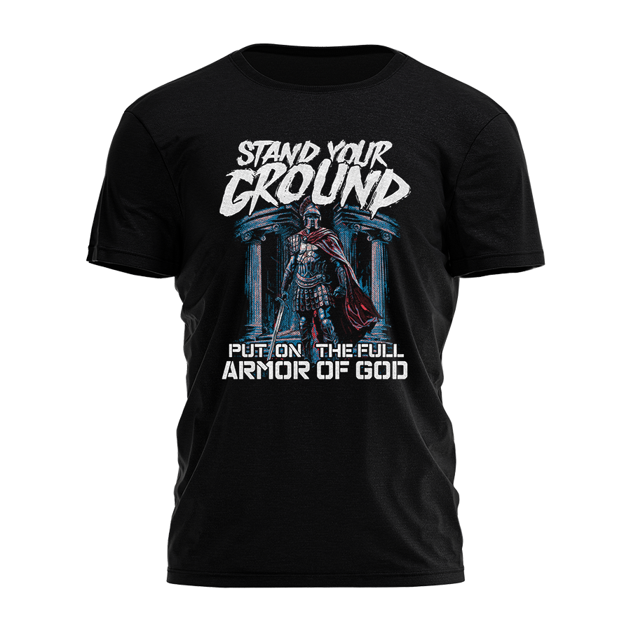 Put On the Full Armor of God 2575 - Adult & Kids T-Shirts, Sweatshirts & Hoodies apparel design preview 1