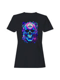Cosmic Vision Vibrant Skull Art Women's - Adult & Kids T-Shirts, Sweatshirts & Hoodies apparel design preview 1