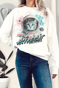Astrocat Space Explorer Graphic Terry - Adult & Kids T-Shirts, Sweatshirts & Hoodies apparel design preview 1