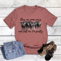 Buy Me Cows Tell I'm Pretty Graphic - Adult & Kids T-Shirts, Sweatshirts & Hoodies apparel design preview 1
