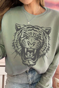 Roaring Tiger Puff Graphic Brushed - Adult & Kids T-Shirts, Sweatshirts & Hoodies apparel design preview 1