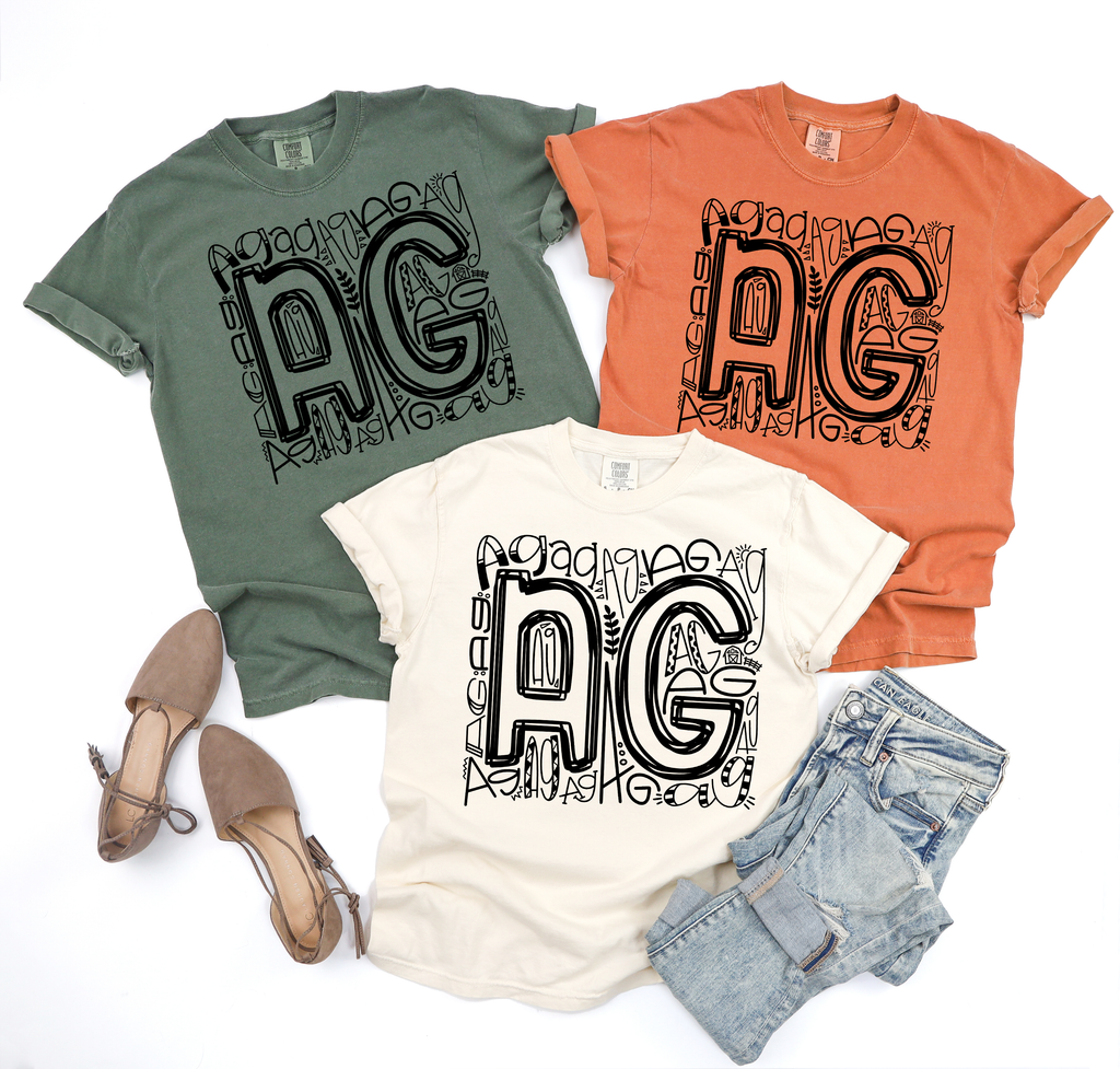 Ag Words - Adult & Kids T-Shirts, Sweatshirts & Hoodies apparel design preview 1