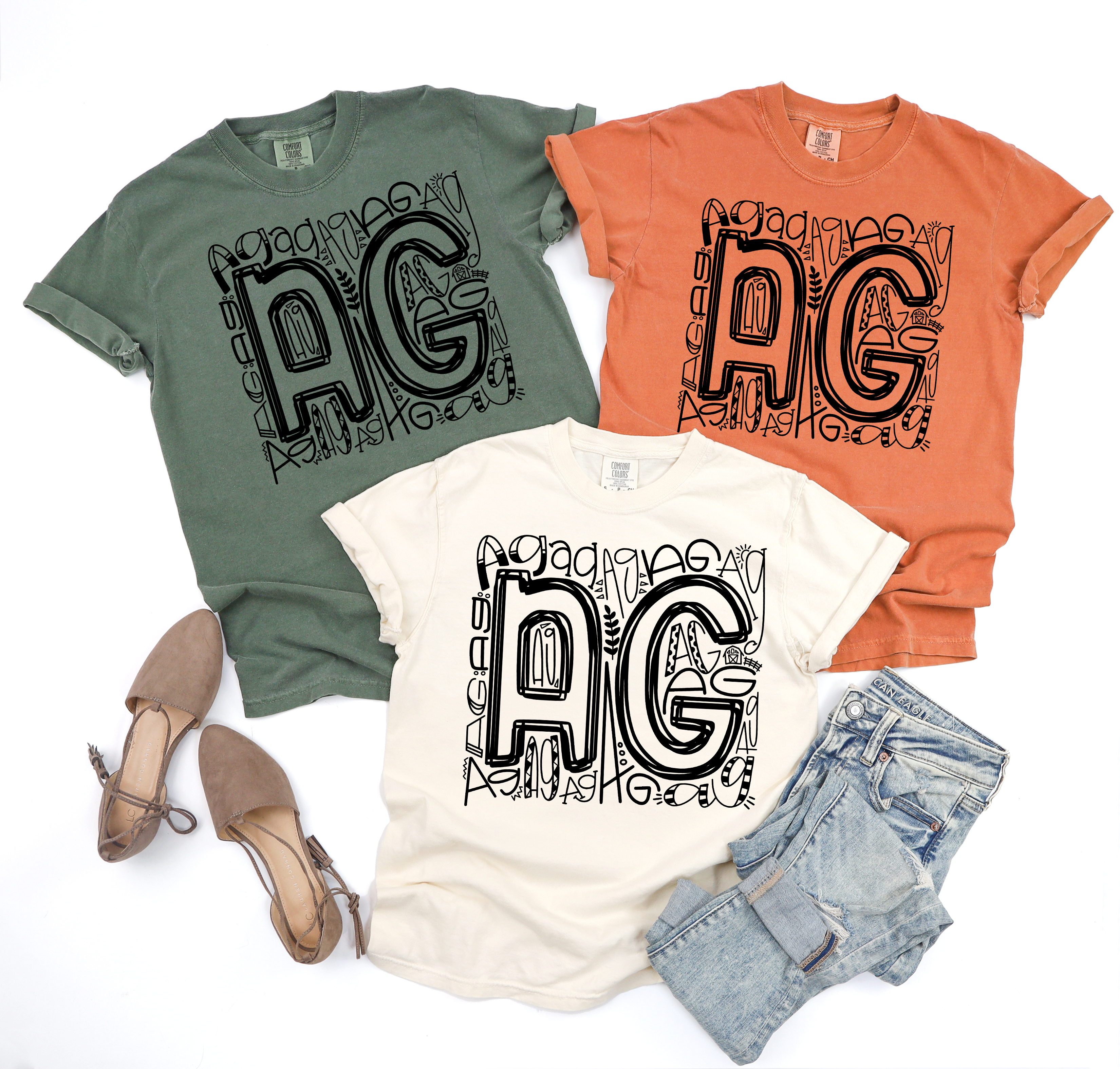 Ag Words - Adult & Kids T-Shirts, Sweatshirts & Hoodies apparel design preview 1