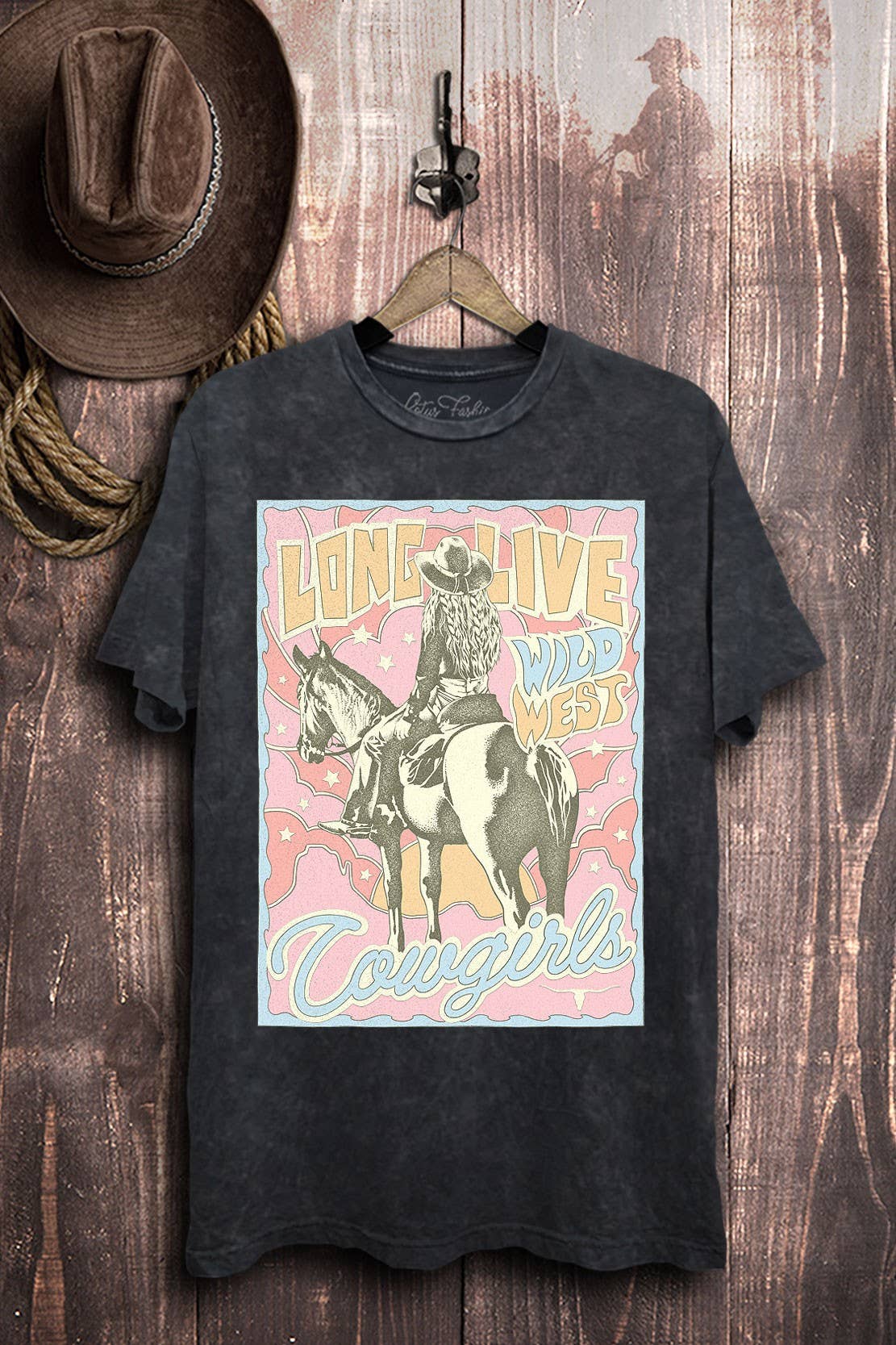 Long Live Cowgirls Graphic Top - Adult & Kids T-Shirts, Sweatshirts & Hoodies apparel design preview 1