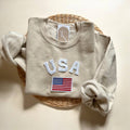 USA Flag Crewneck - Adult & Kids T-Shirts, Sweatshirts & Hoodies apparel design preview 1