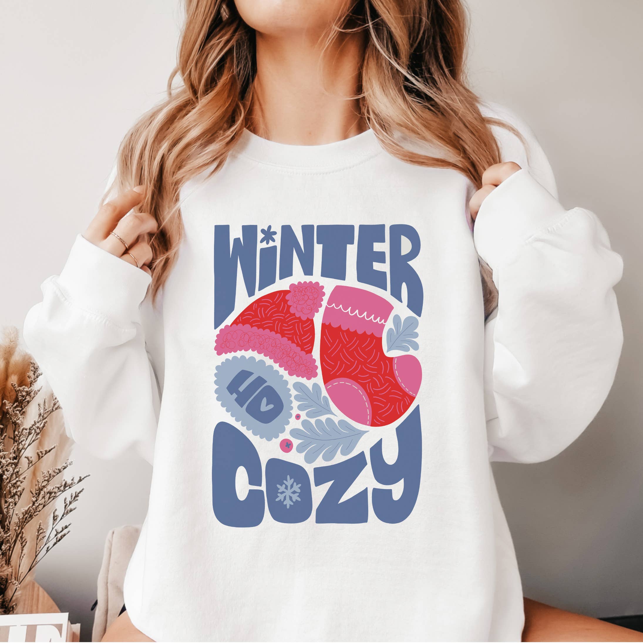 Winter Cozy Crewneck Christmas Sizes S-2XL - Adult & Kids T-Shirts, Sweatshirts & Hoodies apparel design preview 1