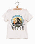 Children's Willie Nelson in the Sky Oatmeal Graphic - Adult & Kids T-Shirts, Sweatshirts & Hoodies apparel design preview 1