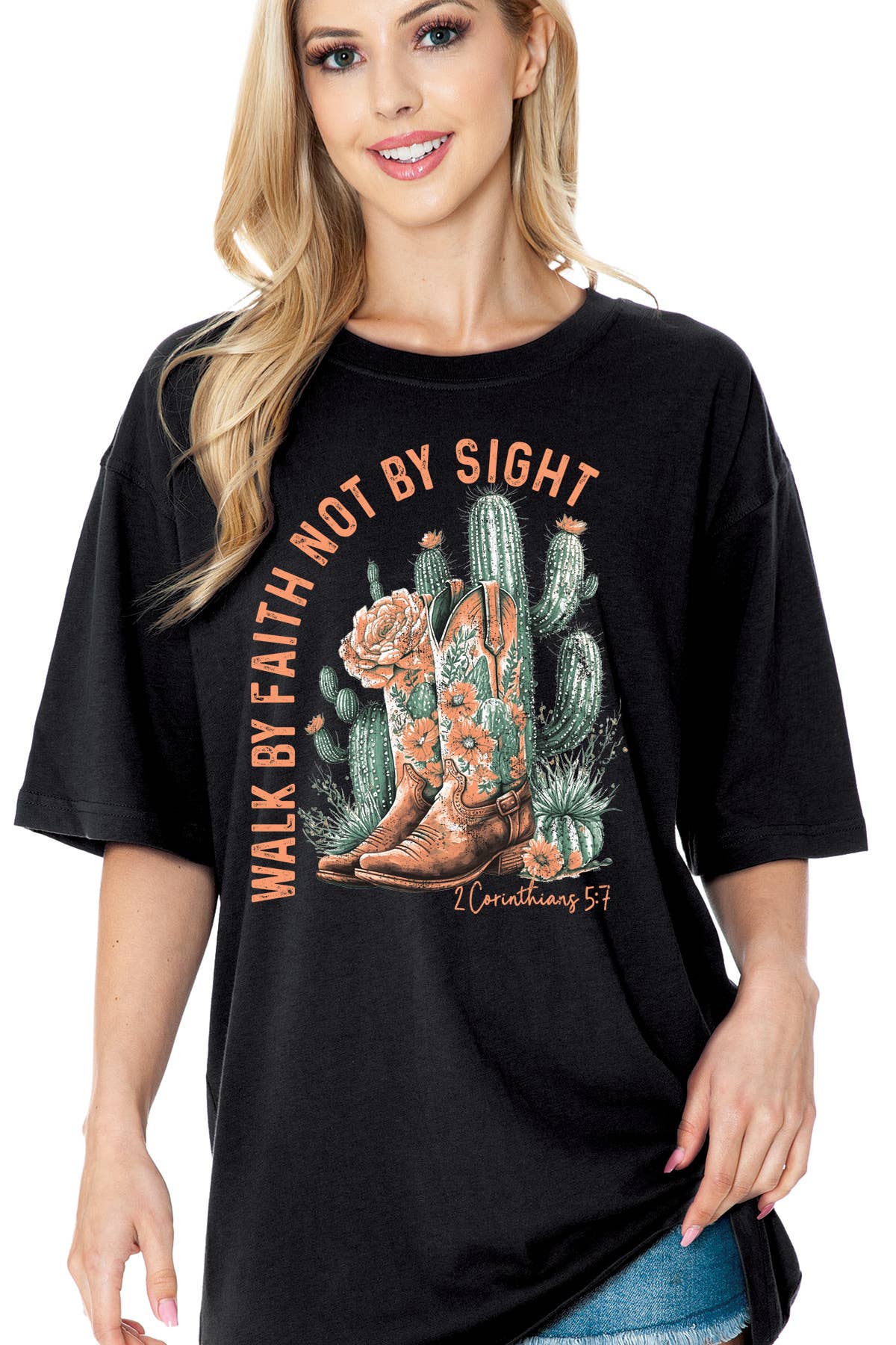 Women Desert Graphic Print Loose Fit Oversize Top - Adult & Kids T-Shirts, Sweatshirts & Hoodies apparel design preview 1