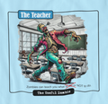 Useful Zombie "Teacher" (Light Blue) - Adult & Kids T-Shirts, Sweatshirts & Hoodies apparel design preview 1