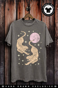 Moon Tigers Graphic Top - Adult & Kids T-Shirts, Sweatshirts & Hoodies apparel design preview 1