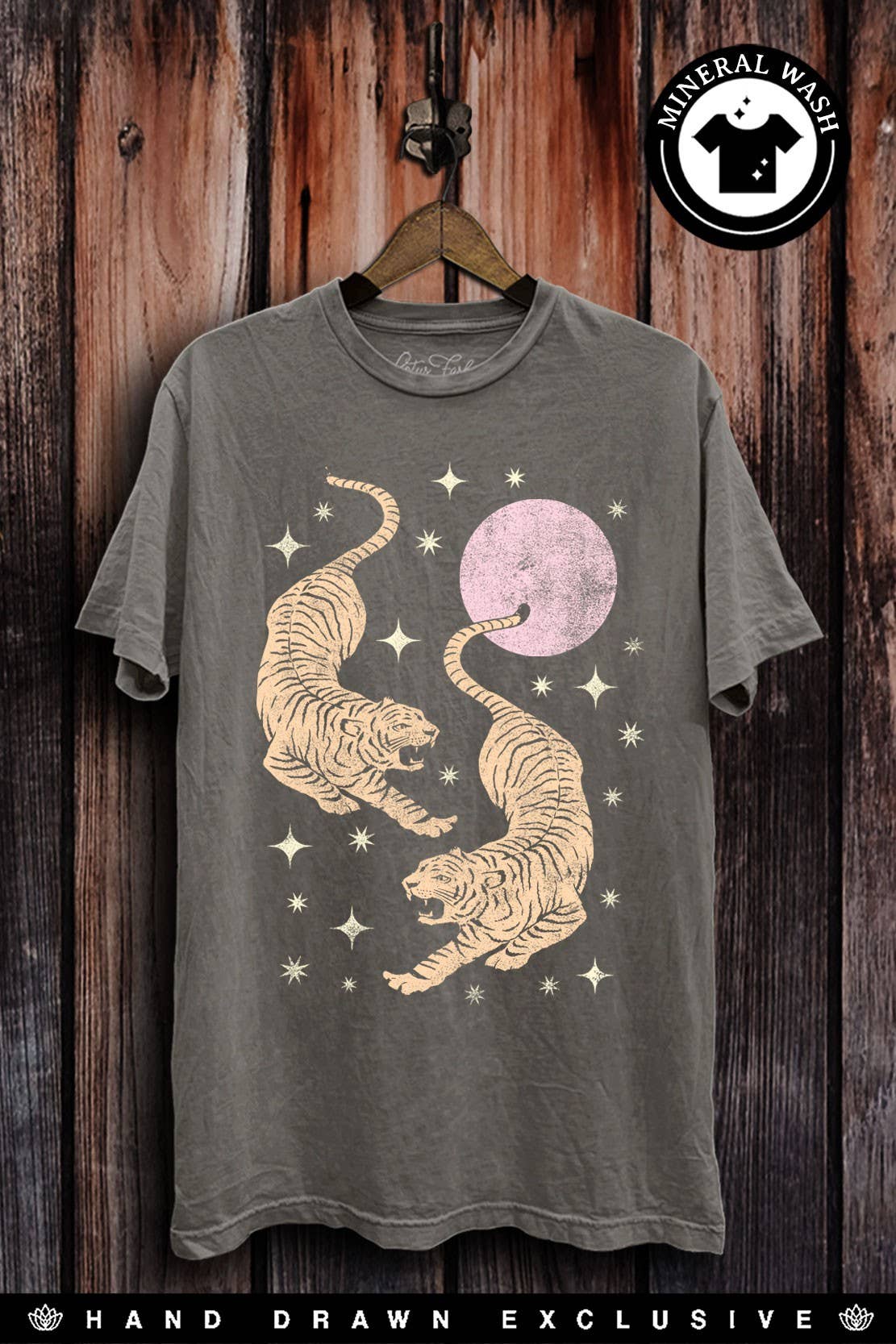 Moon Tigers Graphic Top - Adult & Kids T-Shirts, Sweatshirts & Hoodies apparel design preview 1