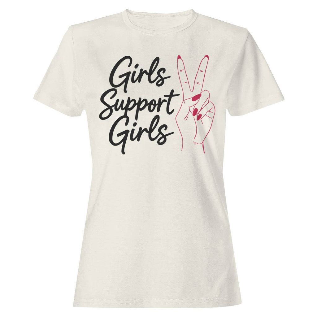 Girls Support Girl Power Women's - Adult & Kids T-Shirts, Sweatshirts & Hoodies apparel design preview 1