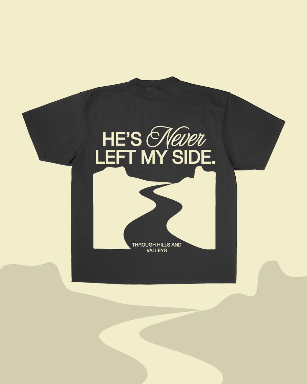 New "Through Hills and Valleys" - Adult & Kids T-Shirts, Sweatshirts & Hoodies apparel design preview 1