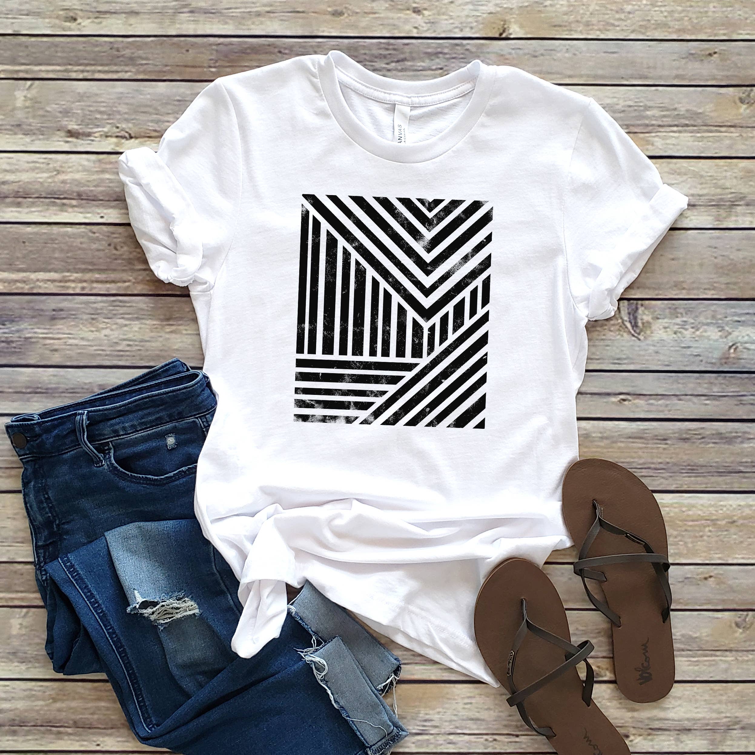 Geometric Abstract Sizes XS-2XL - Adult & Kids T-Shirts, Sweatshirts & Hoodies apparel design preview 1