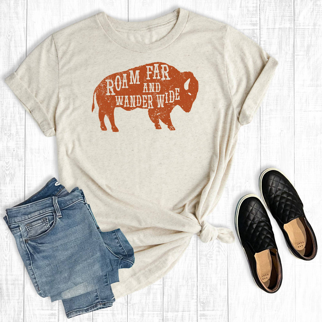 Roam Far and Wander Wide - Adult & Kids T-Shirts, Sweatshirts & Hoodies apparel design preview 1