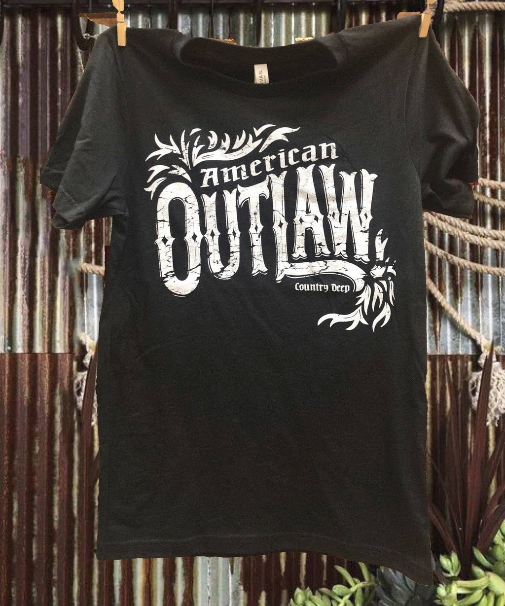 American Outlaw Vintage - Adult & Kids T-Shirts, Sweatshirts & Hoodies apparel design preview 1