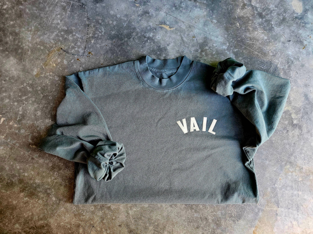 The Letterman Garment Dye Mockneck - Adult & Kids T-Shirts, Sweatshirts & Hoodies apparel design preview 1