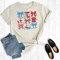 4th of July Coquette Nurse Graphic - Adult & Kids T-Shirts, Sweatshirts & Hoodies apparel design preview 1