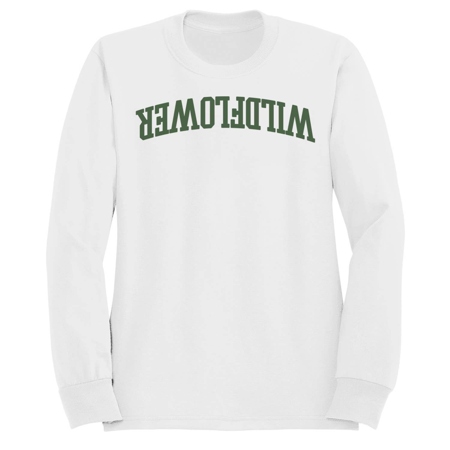 Wildflower Retro Arched Text Graphic Men's - Adult & Kids T-Shirts, Sweatshirts & Hoodies apparel design preview 1