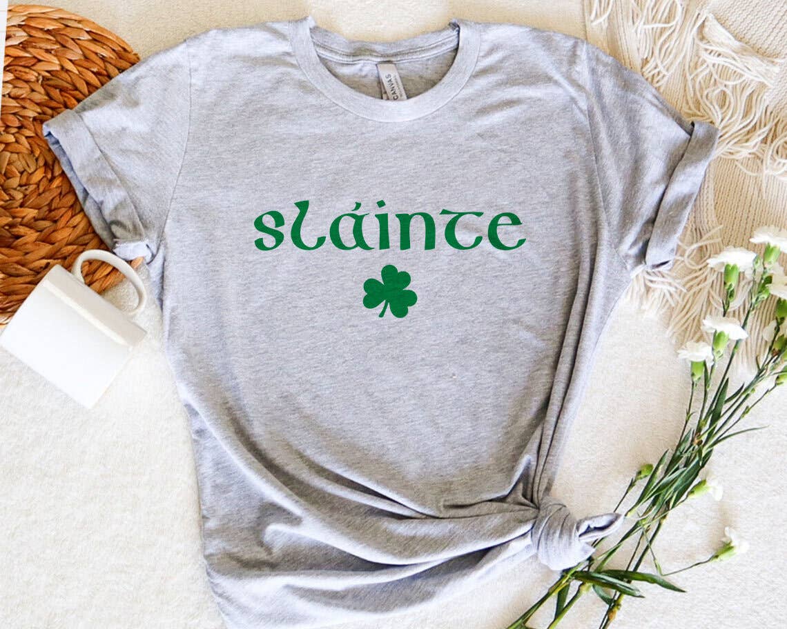 St Patricks Day Slainte Irish Gaelic - Adult & Kids T-Shirts, Sweatshirts & Hoodies apparel design preview 1