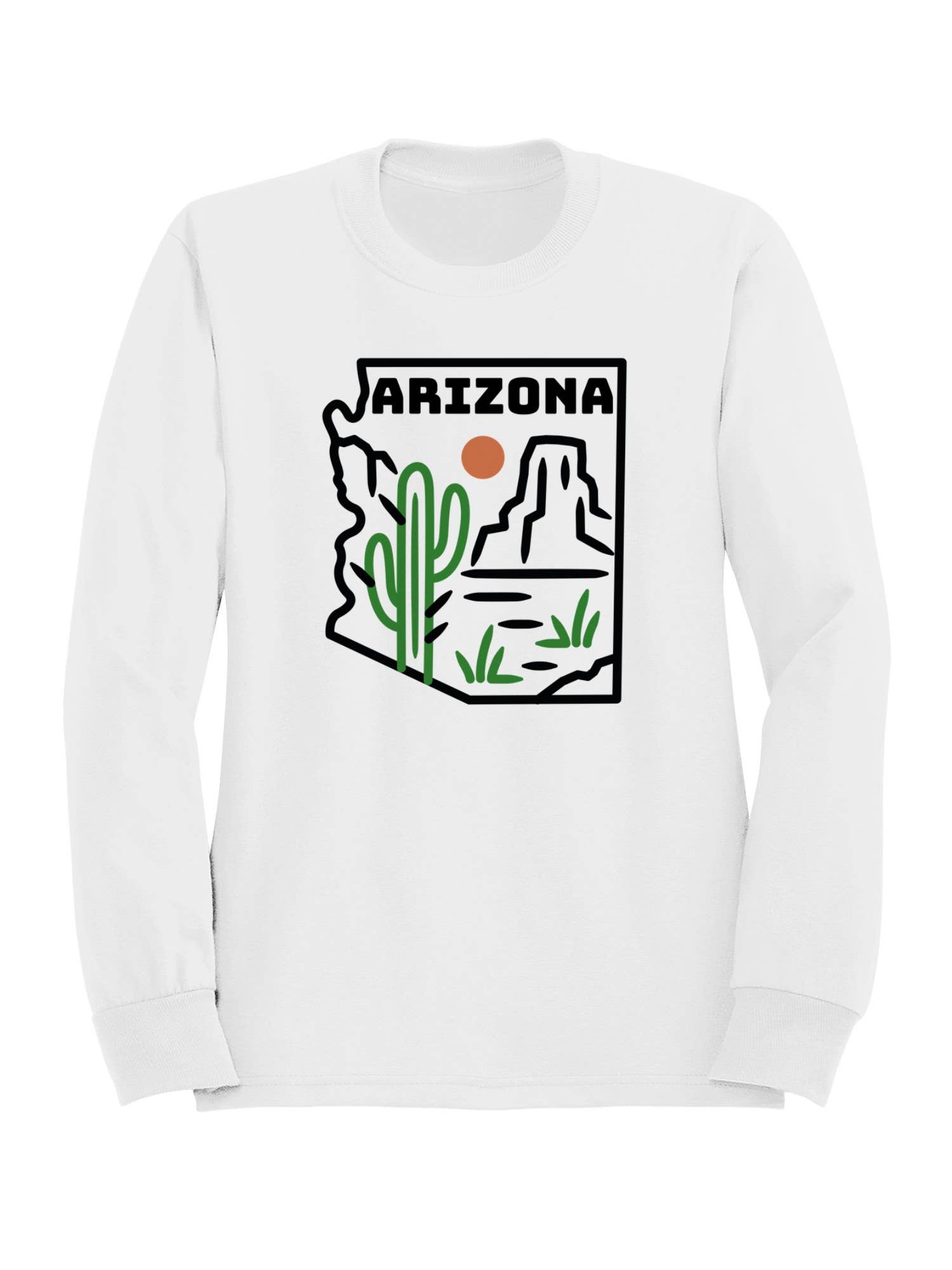 Arizona Cactus Desert Art Women's - Adult & Kids T-Shirts, Sweatshirts & Hoodies apparel design preview 1