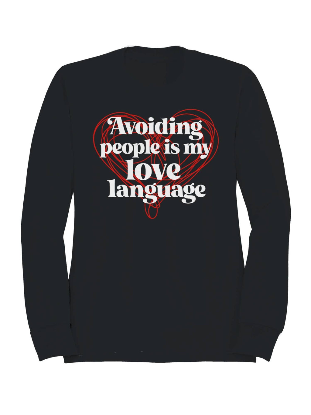 Solitude: My True Love Language Men's - Adult & Kids T-Shirts, Sweatshirts & Hoodies apparel design preview 1