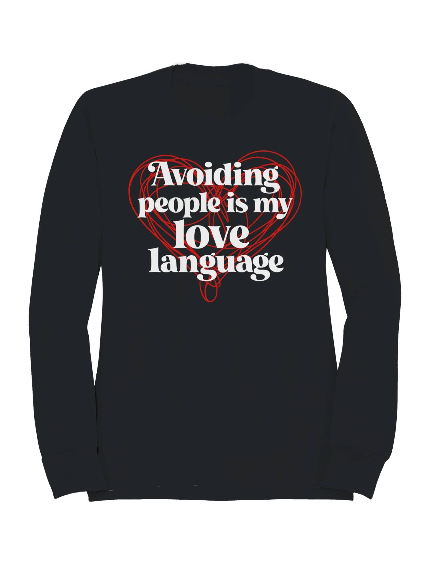 Solitude: My True Love Language Men's - Adult & Kids T-Shirts, Sweatshirts & Hoodies apparel design preview 1