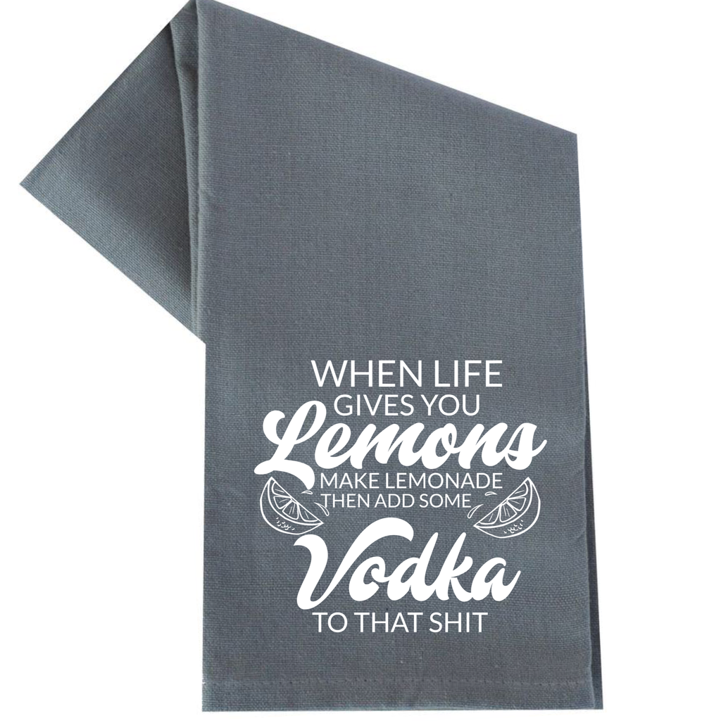 When Life Gives You Lemons Make Lemonade Tea Towel - Adult & Kids T-Shirts, Sweatshirts & Hoodies apparel design preview 1