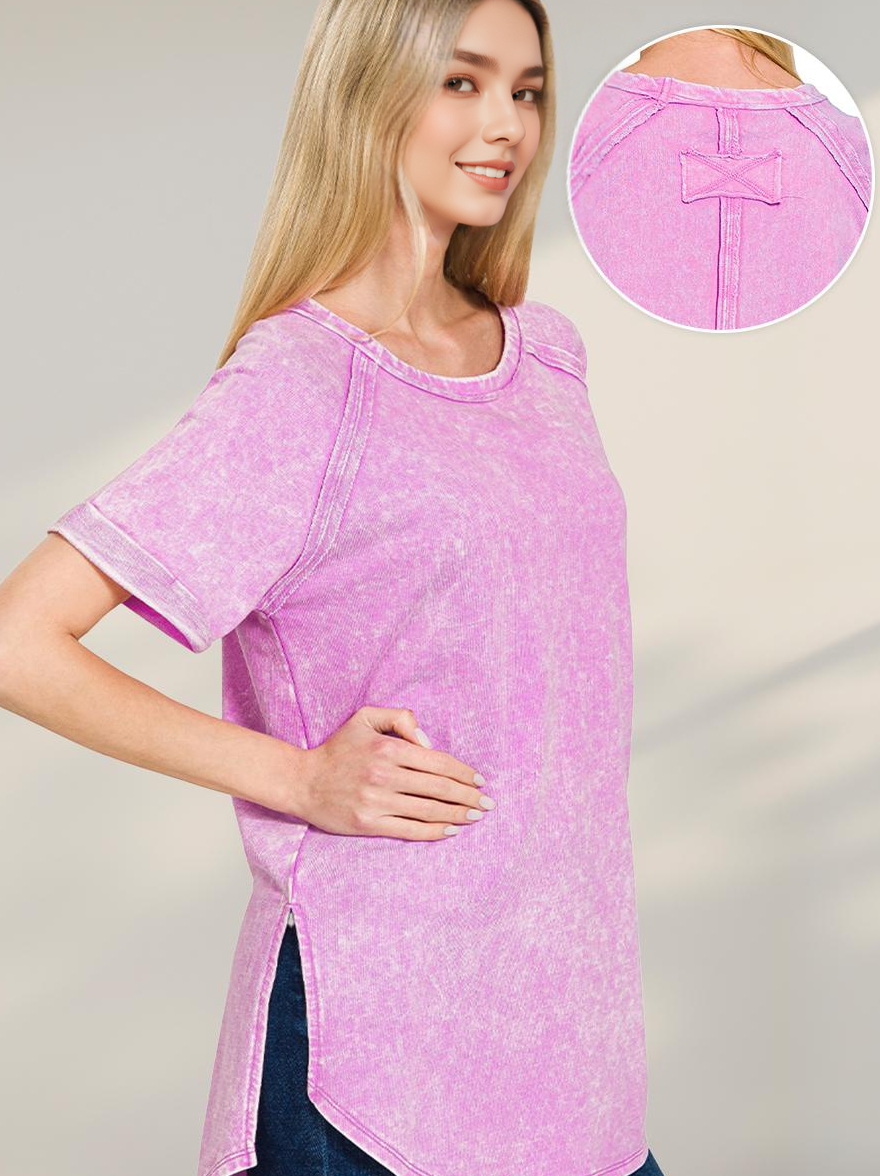 `.French Terry Vintage Wash Casual Top - Adult & Kids T-Shirts, Sweatshirts & Hoodies apparel design preview 1