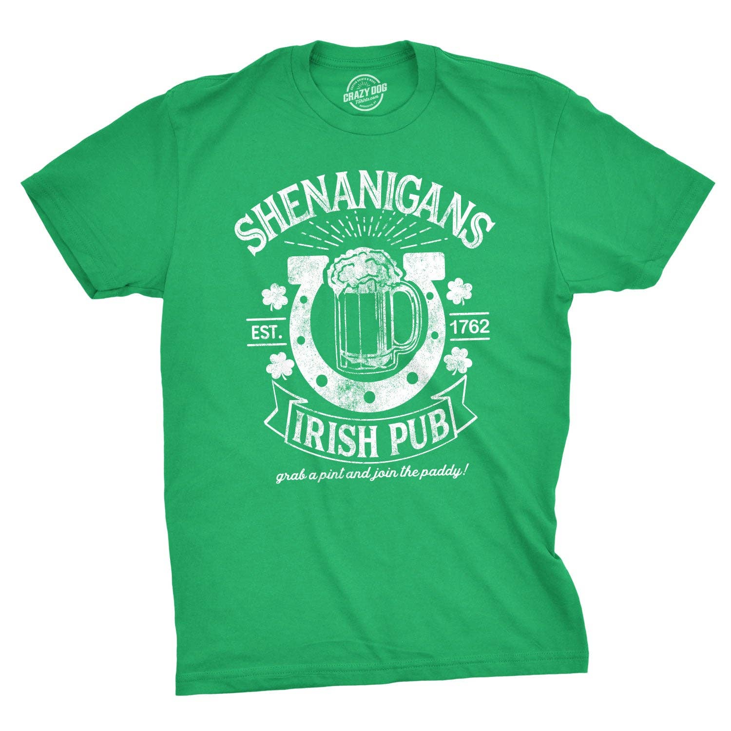 Shenanigans Irish Pub Men's - Adult & Kids T-Shirts, Sweatshirts & Hoodies apparel design preview 1