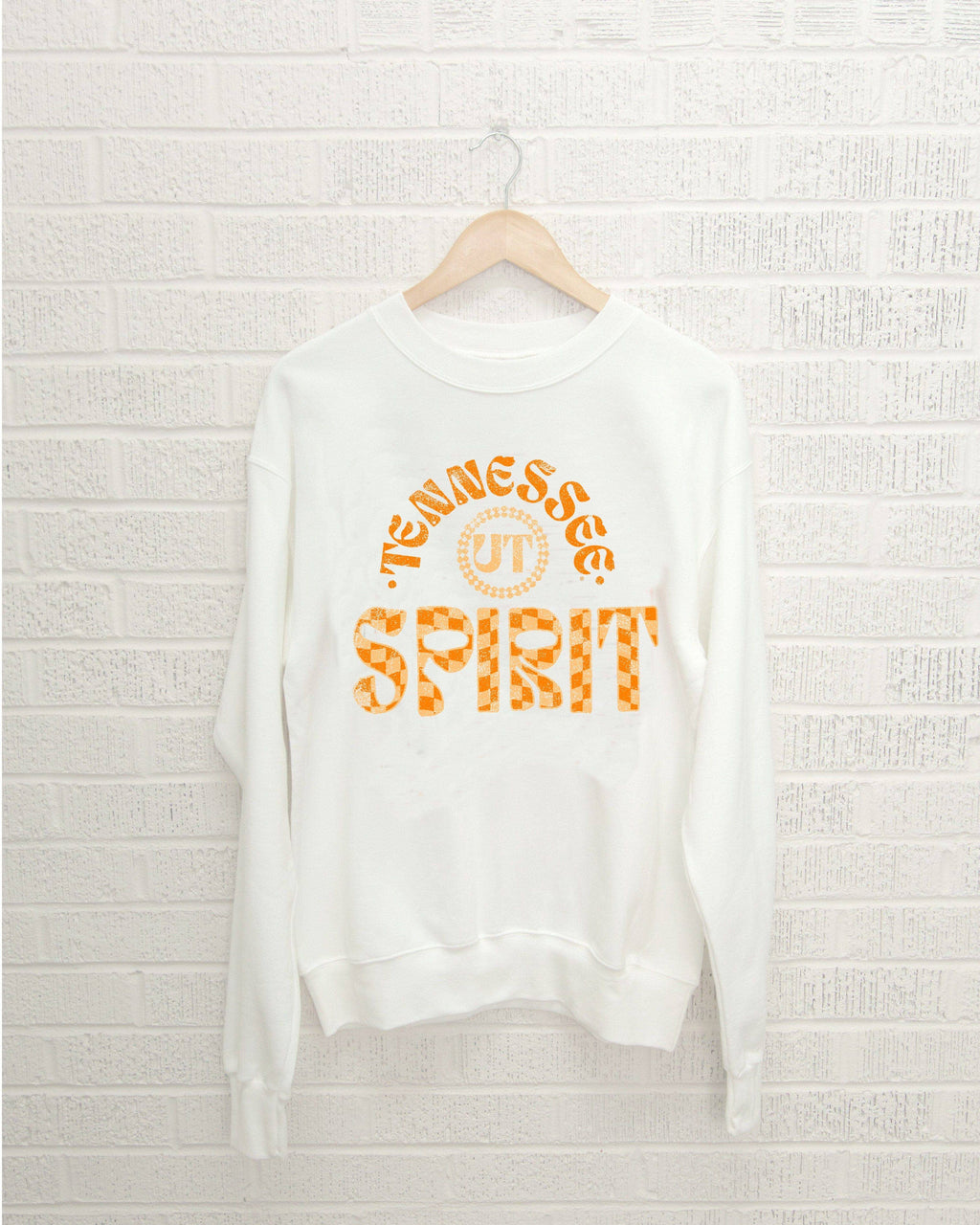 Tennessee Volunteers Spirit White Thrifted - Adult & Kids T-Shirts, Sweatshirts & Hoodies apparel design preview 1