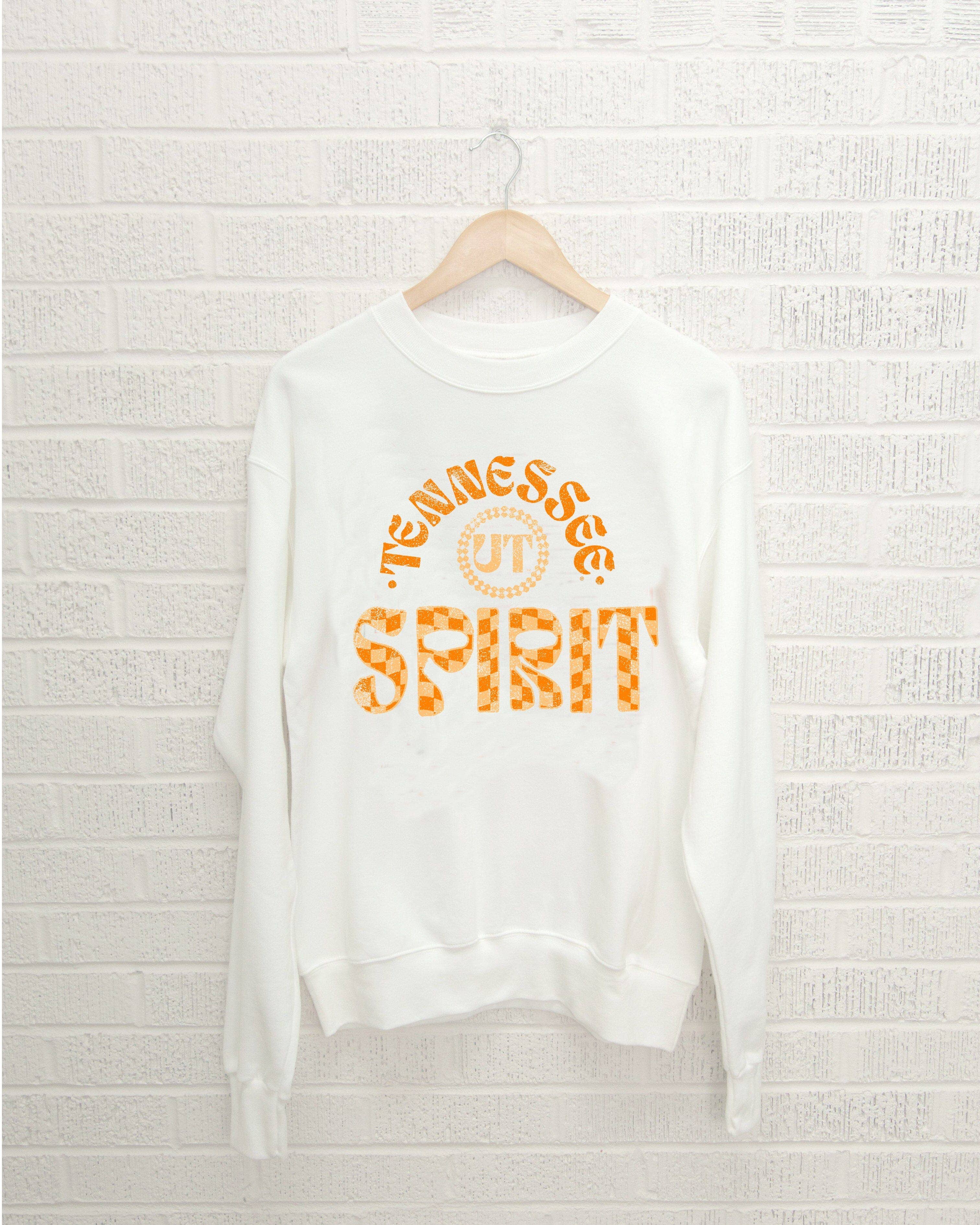 Tennessee Volunteers Spirit White Thrifted - Adult & Kids T-Shirts, Sweatshirts & Hoodies apparel design preview 1