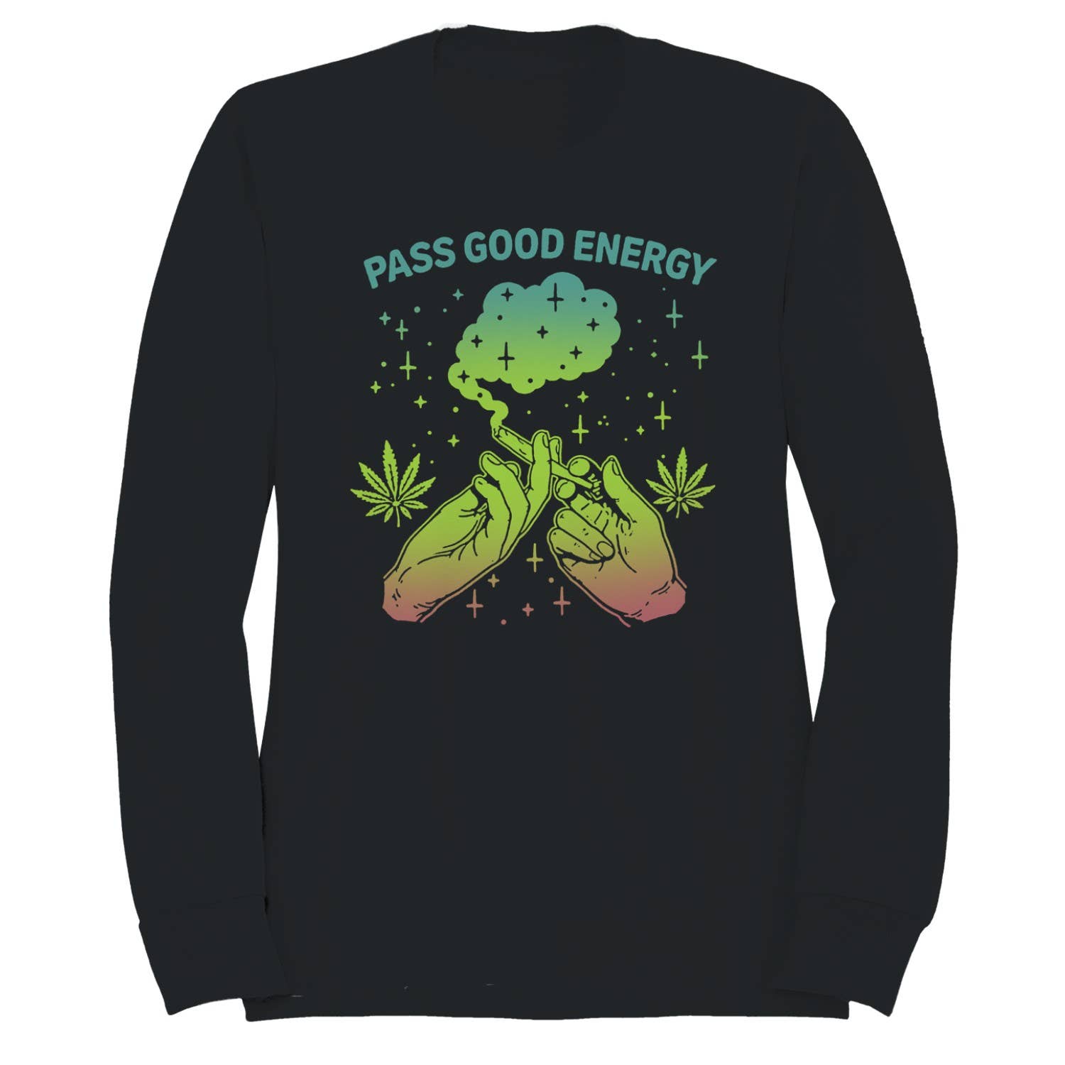 Pass Good Energy Men's - Adult & Kids T-Shirts, Sweatshirts & Hoodies apparel design preview 1